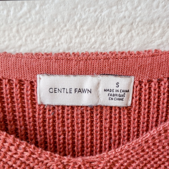 Gentle Fawn Tucker Pullover Sweater in Muted Clay Stripe - Picture 5 of 6